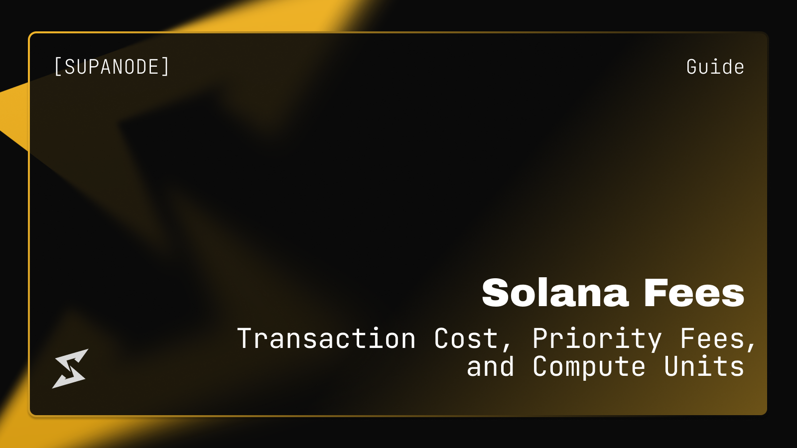 Solana Fees: Transaction Cost, Priority Fees, and Compute Units